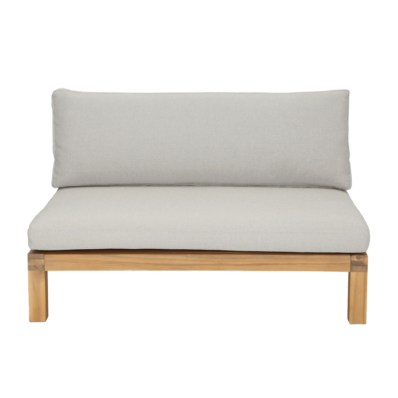 Relax Garden Lounge Chair Acacia Wood Natural/Sand [FSC]