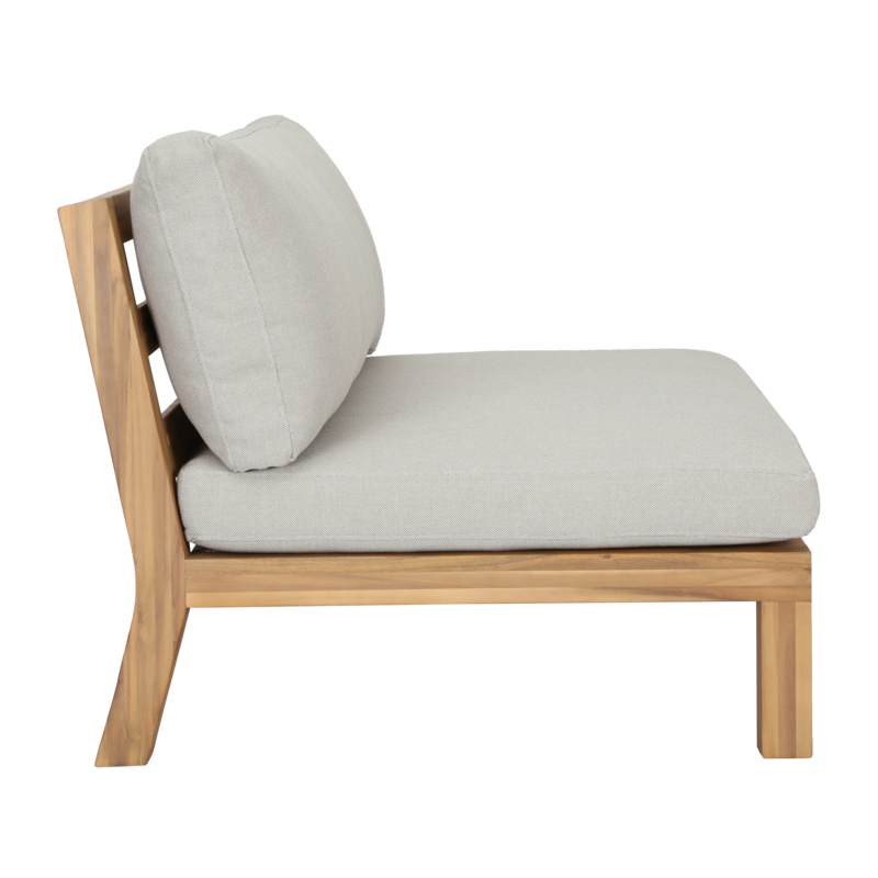 Relax Tuin Loungestoel Acaciahout Naturel/Zand [Fsc]