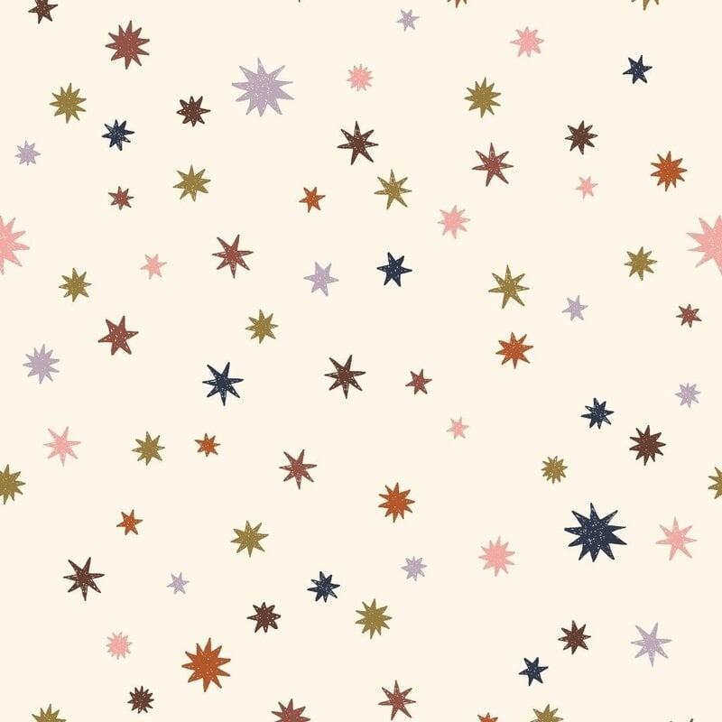Meet Me at the Wall-collectie Kinderbehang Meet me at the Wall - Starry Night - Multicolor - Joëlle Wehkamp