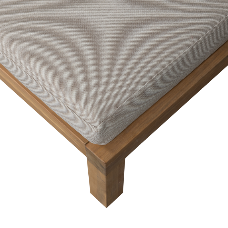 Relax Garden Lounge Chair Acacia Wood Natural/Sand [FSC]