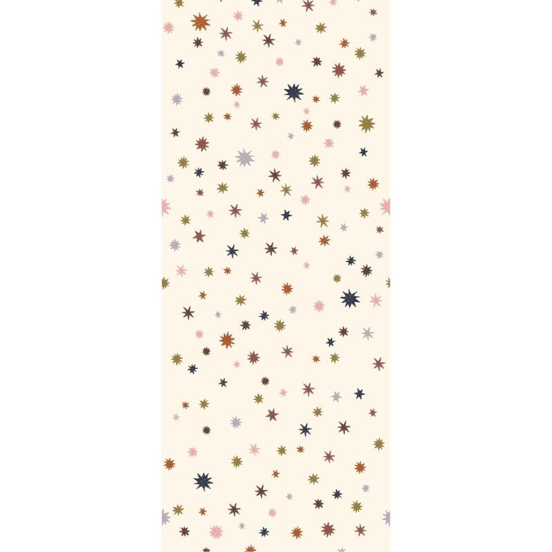 Meet Me at the Wall-collectie Kinderbehang Meet me at the Wall - Starry Night - Multicolor - Joëlle Wehkamp