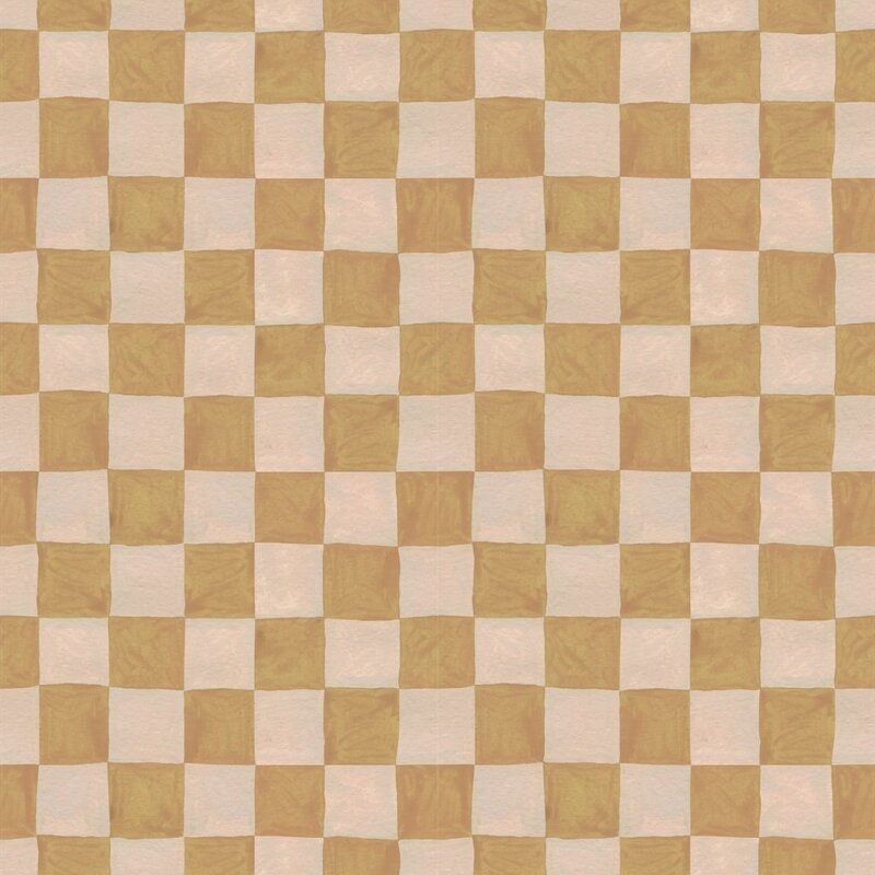 Meet Me at the Wall-collectie Kinderbehang Square blocks sand - Aniek Bartels