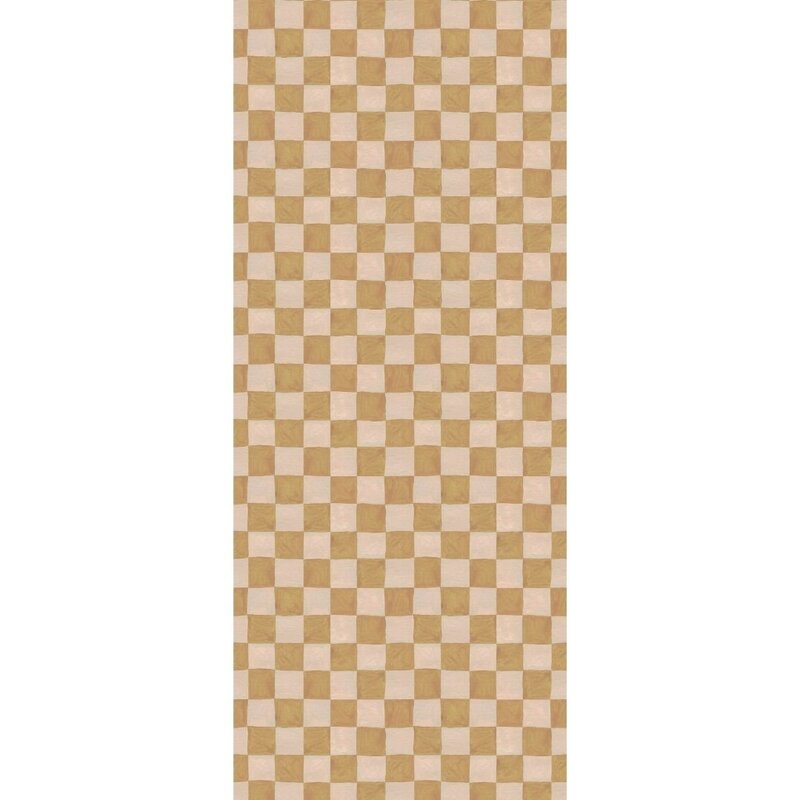 Meet Me at the Wall-collectie Kinderbehang Meet me at the Wall - Square blocks sand - Aniek Bartels