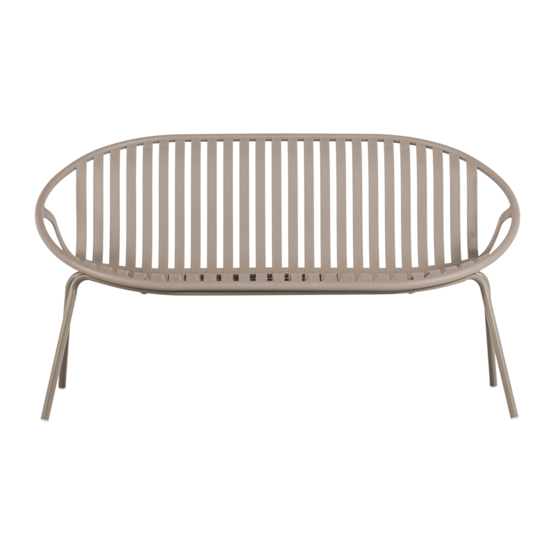 WOOOD-collectie Bruce Tuin 2-Zits Bankje Pp/Metaal Zand