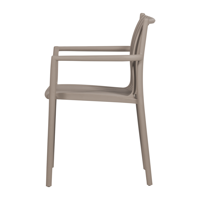 Easy Going Garden Chair Plastic Sand (Set of 2)