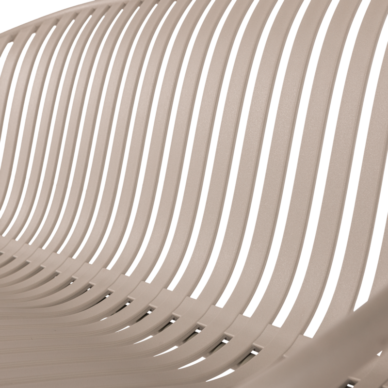 WOOOD-collectie Bruce Tuin 2-Zits Bankje Pp/Metaal Zand