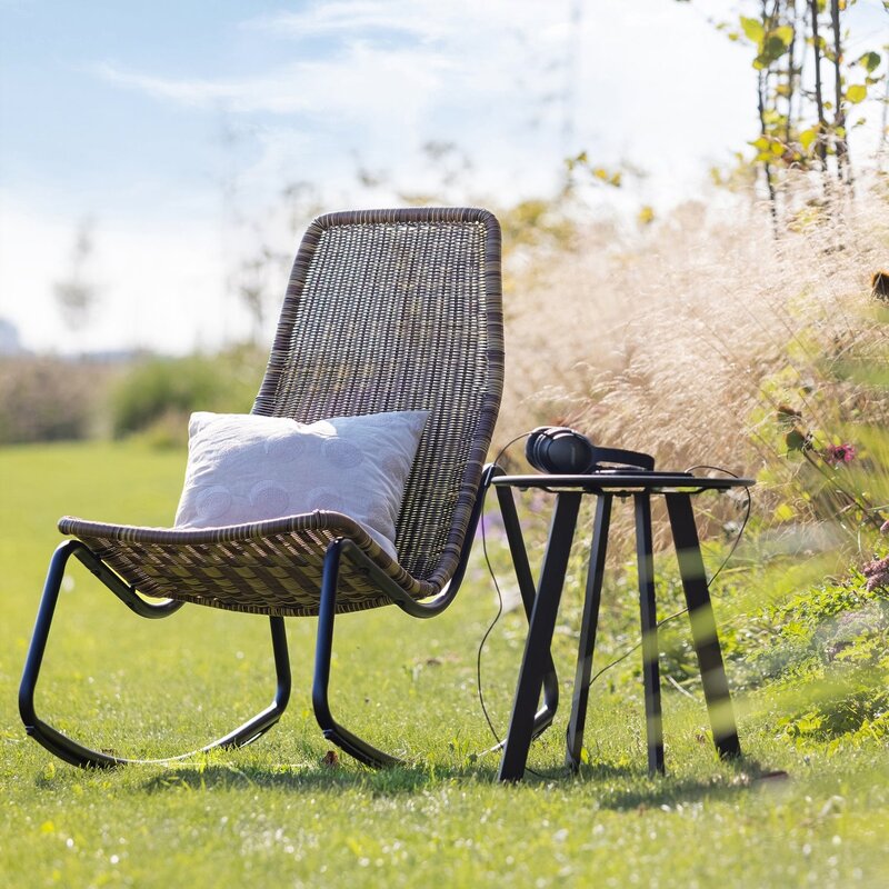 WOOOD-collectie Tom Garden Natural Rocking Chair