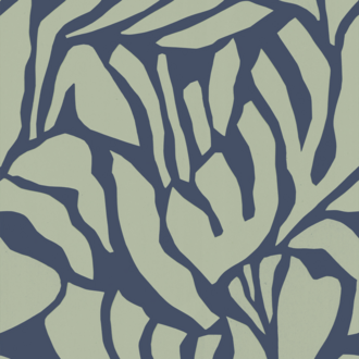 Meet Me at the Wall Behang  Flow Grean 3 - Sabine van Vessem