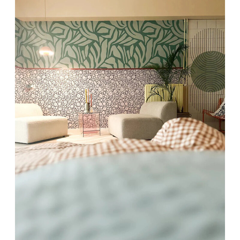 Meet Me at the Wall-collectie Behang  Flowerfield Brown - Naturel Noord