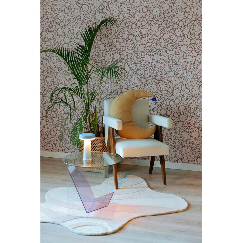 Meet Me at the Wall-collectie Behang Meet Me at the Wall -  Flowerfield Warm Taupe  - Naturel Noord