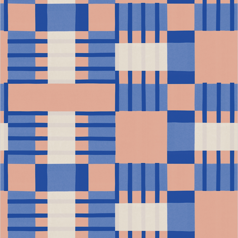 Meet Me at the Wall-collectie Behang  Blocks Blink - Sabine van Vessem