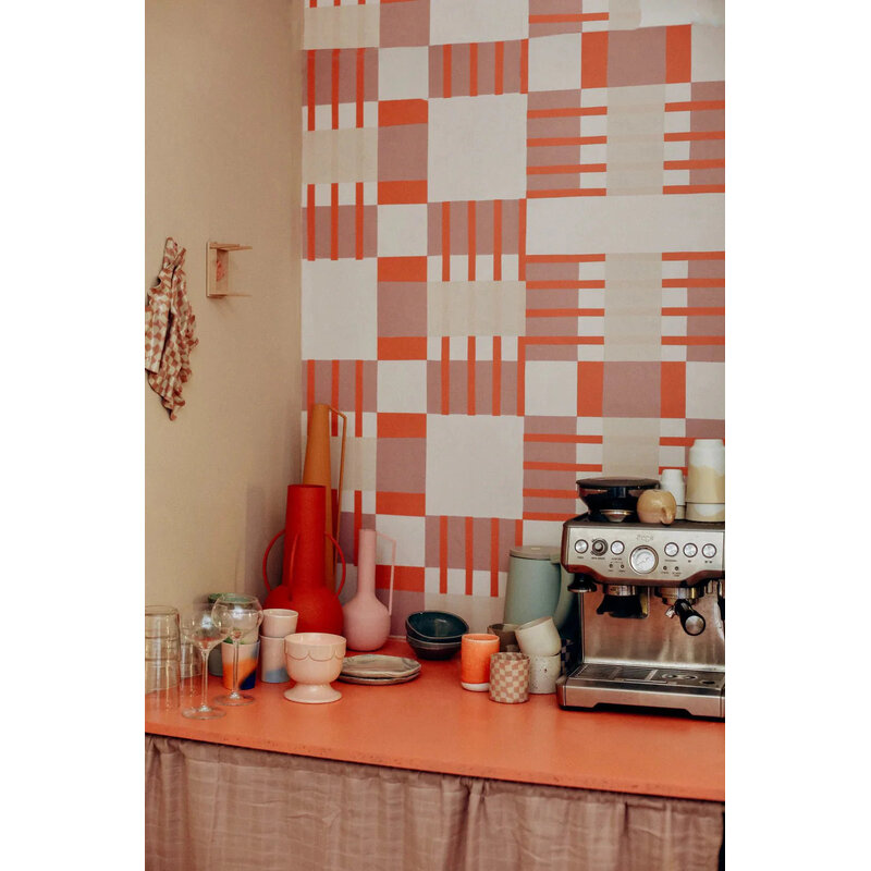 Meet Me at the Wall-collectie Behang Meet Me at the Wall -  Blocks Two Tone - Sabine van Vessem