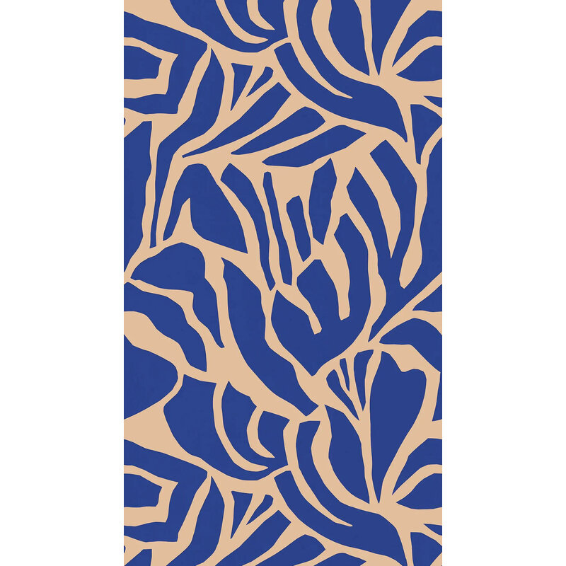 Meet Me at the Wall-collectie Behang Meet Me at the Wall -  Flow Blues - Sabine van Vessem