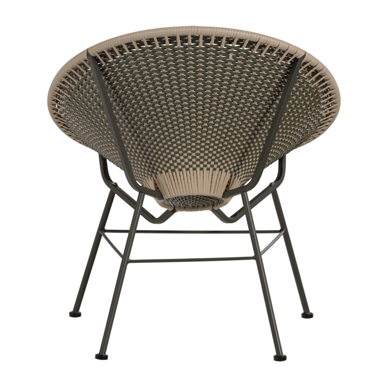 WOOOD-collectie Kazoun Garden Lounge Chair Wicker Green