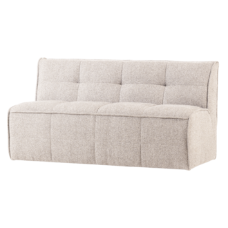 vtwonen Cluster Eetbankje Met Rugleuning Boucle Zand Beige