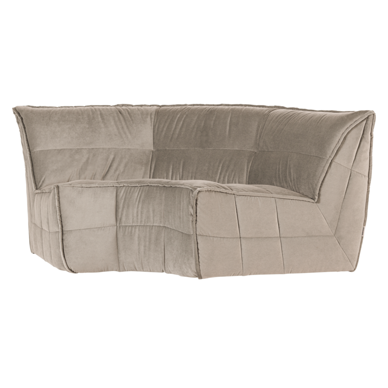 vtwonen-collectie Cluster Hoekelement Velvet Warm Taupe