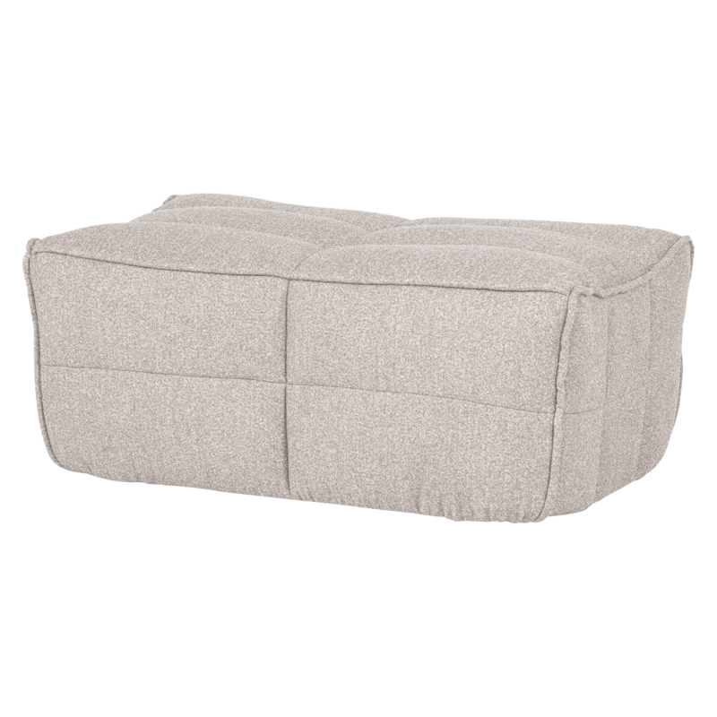 Cluster Hocker Boucle Zand Beige