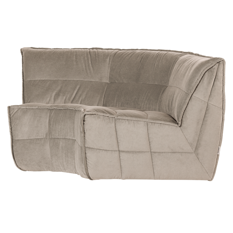 vtwonen-collectie Cluster Hoekelement Velvet Warm Taupe