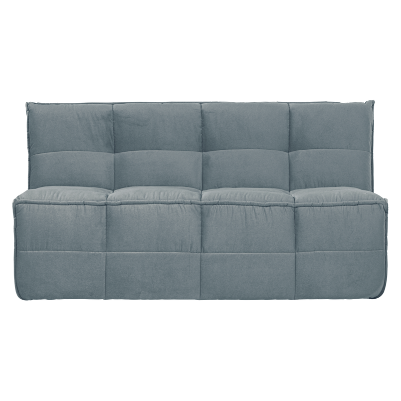 vtwonen-collectie Cluster Eetbankje Met Rugleuning Velvet Turquoise Blauw