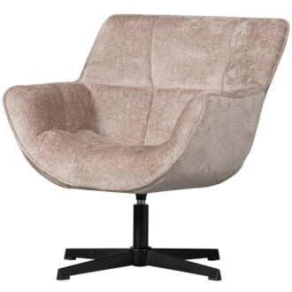 WOOOD Wibo Draaifauteuil Taupe