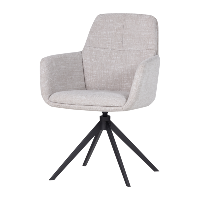 WOOOD-collectie Grant Eetkamerstoel Naturel Melange [Fsc]