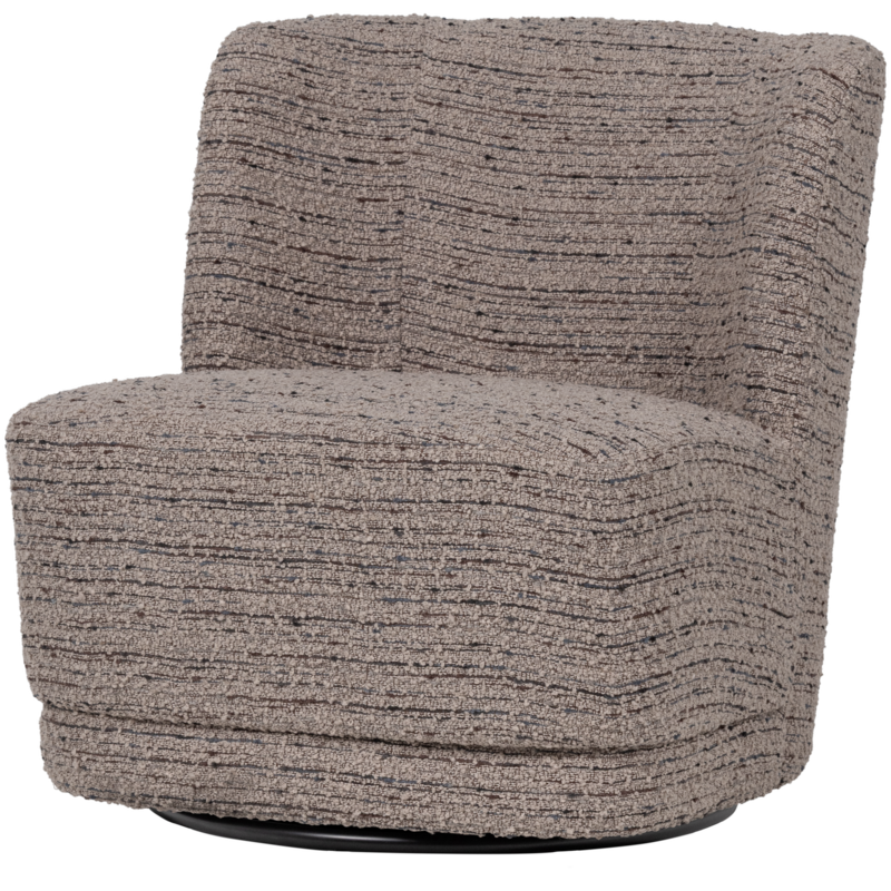 WOOOD-collectie Atty Draaifauteuil Grove Melange Beige [Fsc]