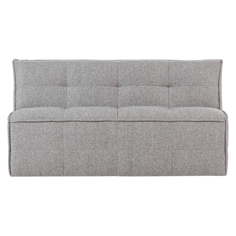 Cluster Eetbankje Met Rugleuning Boucle Warm Grijs