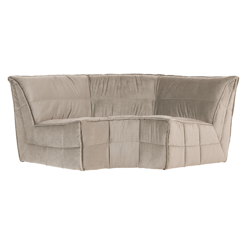 vtwonen-collectie Cluster Hoekelement Velvet Warm Taupe