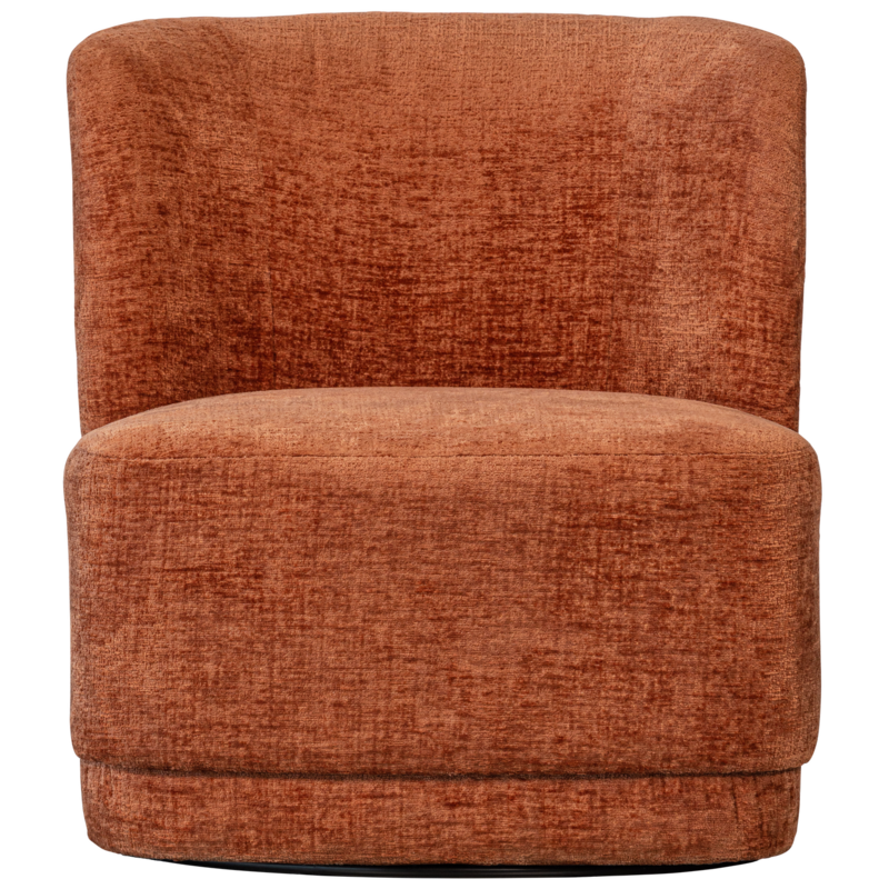 WOOOD-collectie Atty Draaifauteuil Velvet Oranje