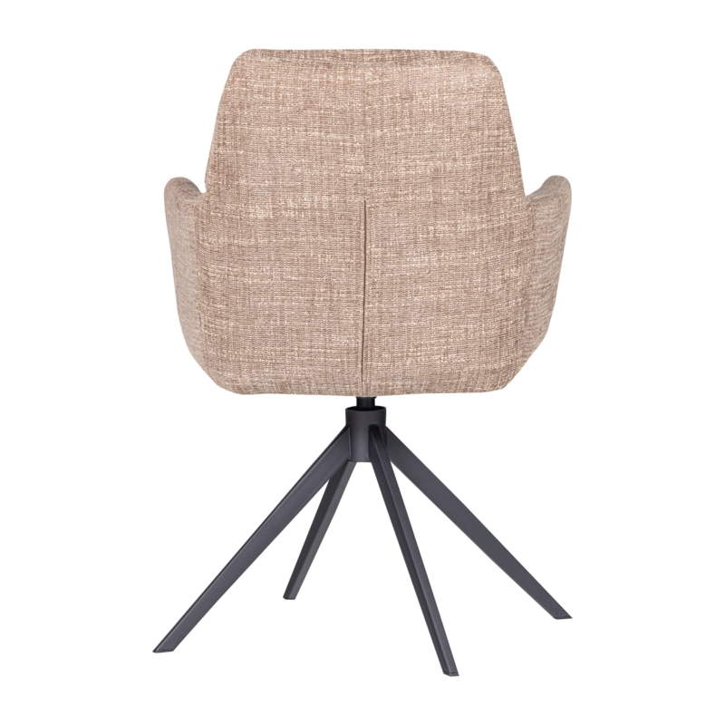 WOOOD-collectie Grant Eetkamerstoel Zand Melange [Fsc]