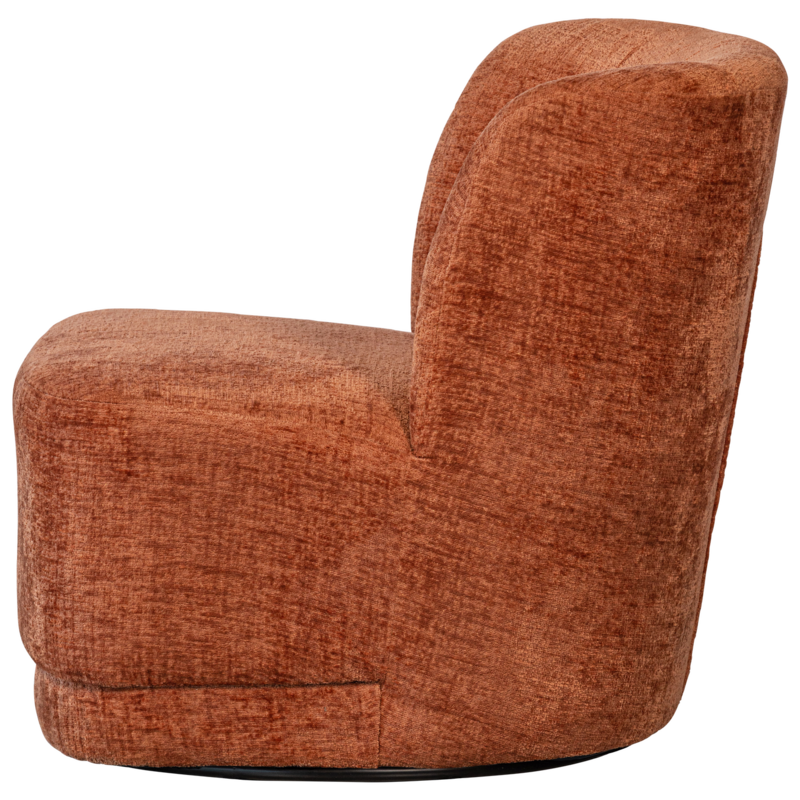 WOOOD-collectie Atty Draaifauteuil Velvet Oranje