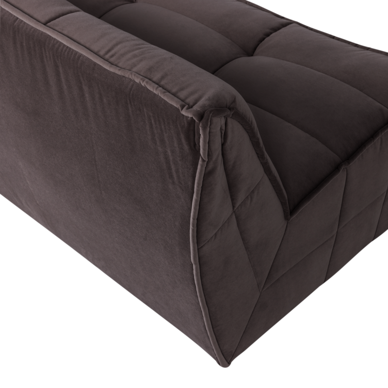 vtwonen-collectie Cluster 3-Zits Bank Velvet Chocolade Bruin