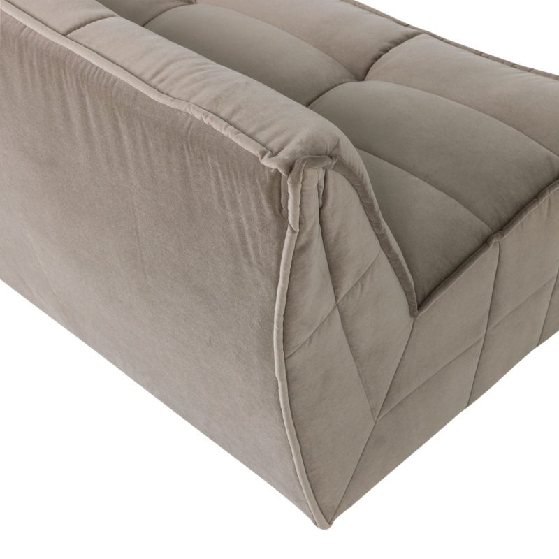 vtwonen-collectie Cluster 3-Zits Bank Velvet Warm Taupe