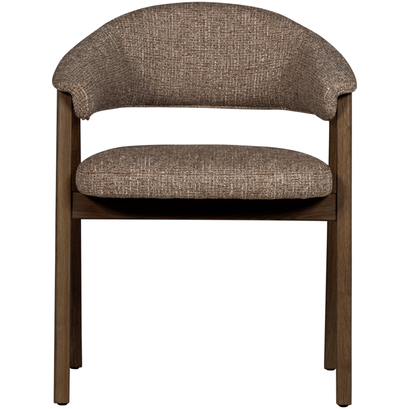 WOOOD-collectie Tunar Eetkamerstoel Met Armleuning Hout Bruin [Fsc] (Set Of 2)