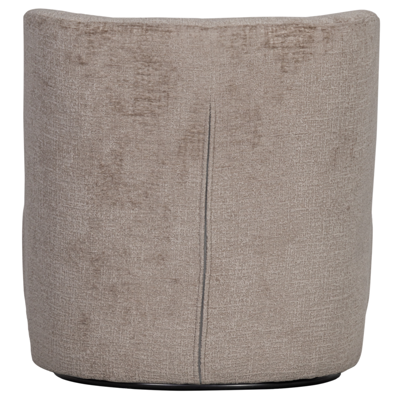 WOOOD-collectie Atty Draaifauteuil Velvet Zand