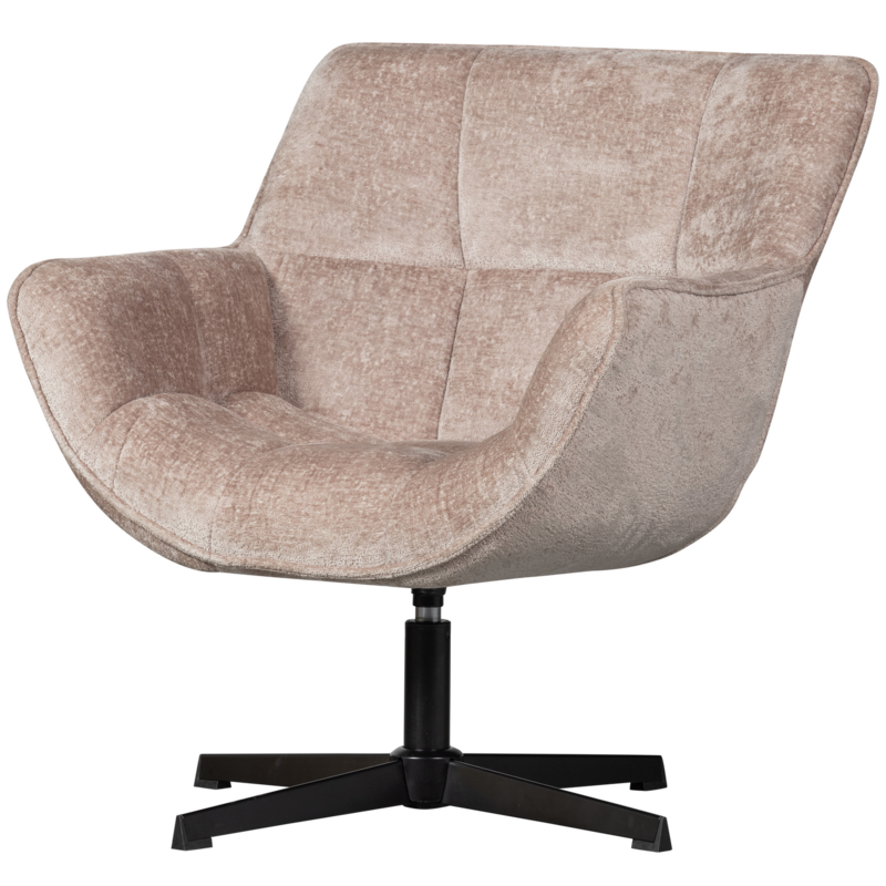 WOOOD-collectie Wibo Draaifauteuil Taupe