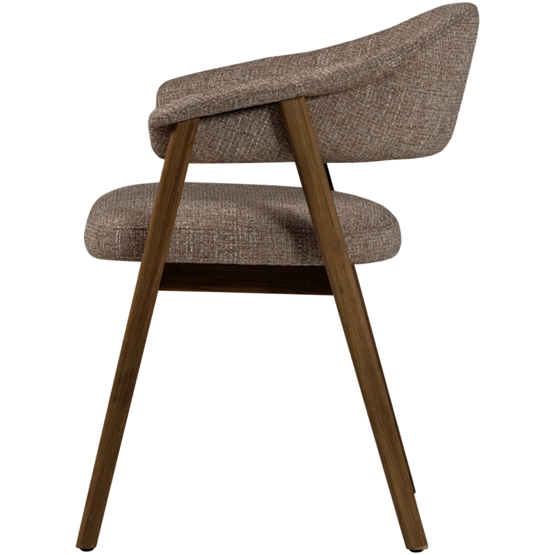 WOOOD-collectie Tunar Eetkamerstoel Met Armleuning Hout Bruin [Fsc] (Set Of 2)