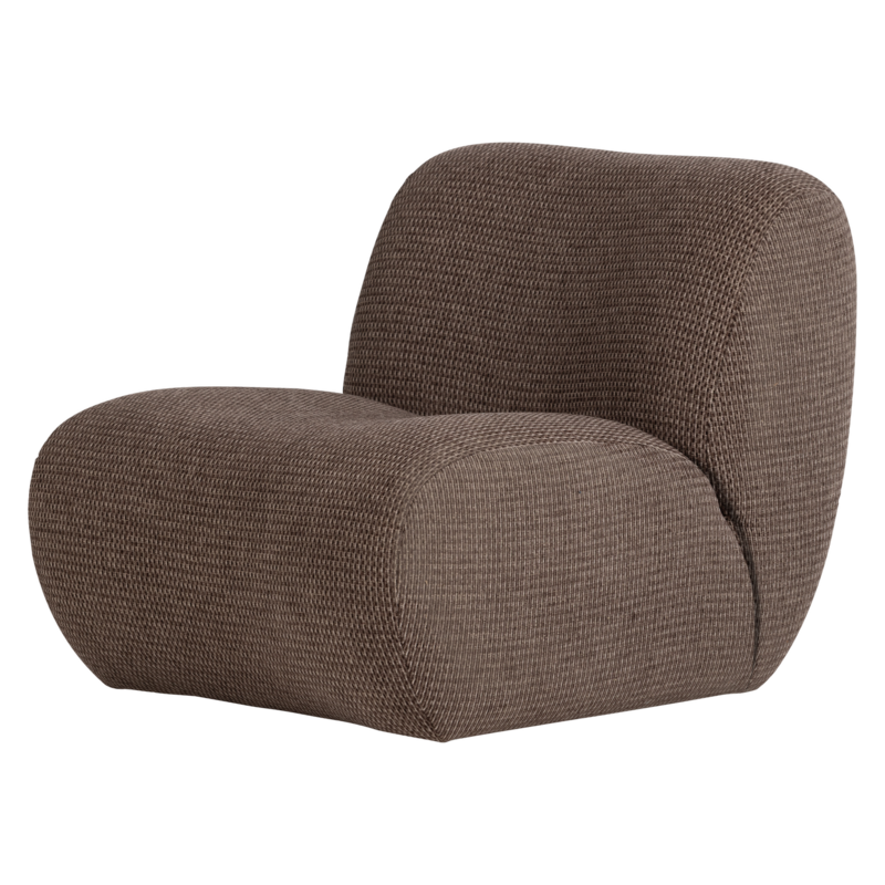 WOOOD-collectie Nomu Fauteuil Grove Chenille Bruin [Fsc]