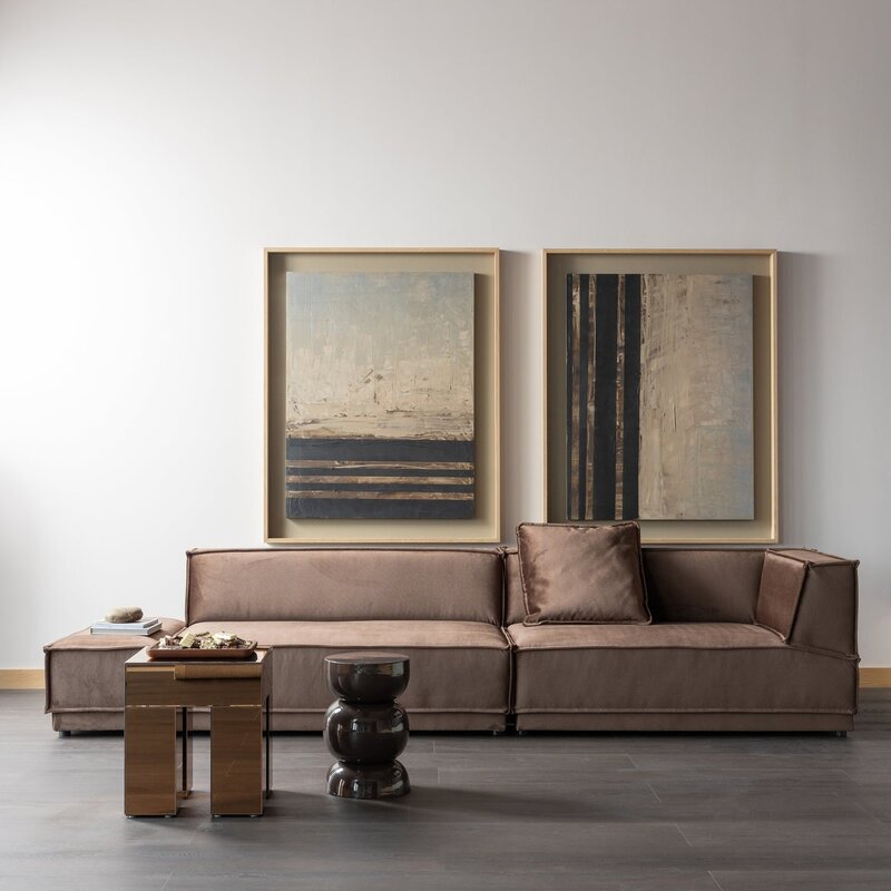 WOOOD-collectie Breno Bijzettafel Metaal Donkerbruin