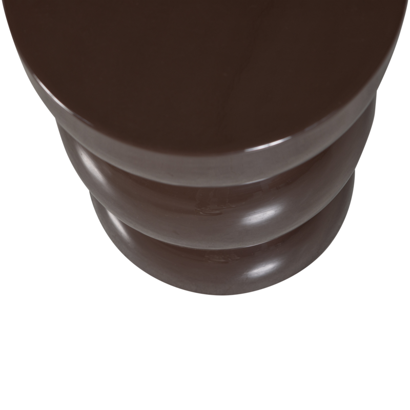 WOOOD-collectie Breno Bijzettafel Metaal Donkerbruin