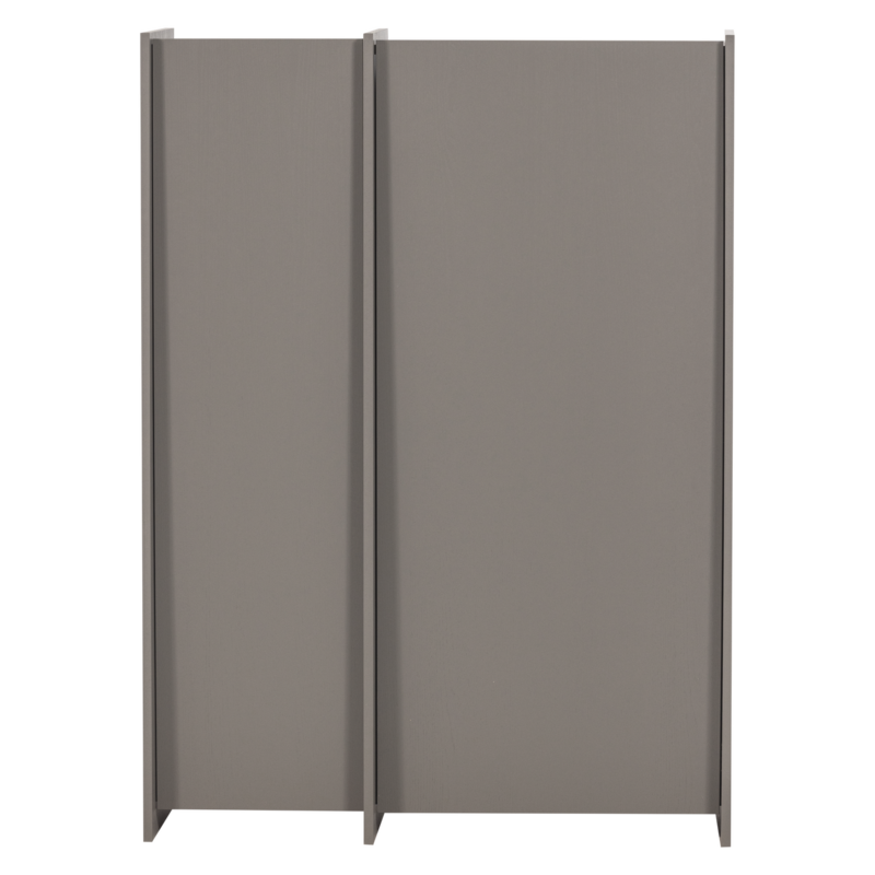WOOOD-collectie Brock 2-Deurs Kast Essen Fineer Warmgrijs [Fsc]