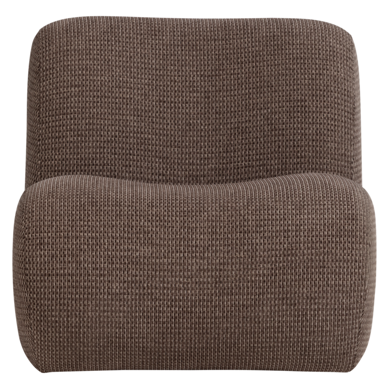 WOOOD-collectie Nomu Fauteuil Grove Chenille Bruin [Fsc]