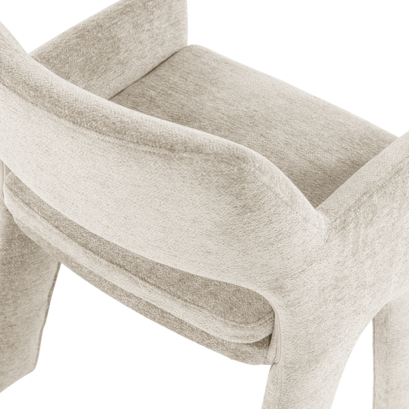 Bigfoot Chenille Dining Chair Sand [FSC]