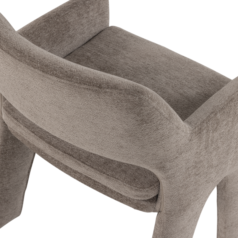 Bigfoot Chenille Dining Chair Taupe [FSC]