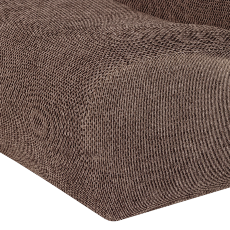 WOOOD-collectie Nomu Fauteuil Grove Chenille Bruin [Fsc]