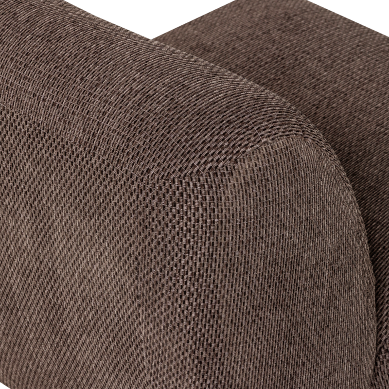 WOOOD-collectie Nomu Fauteuil Grove Chenille Bruin [Fsc]