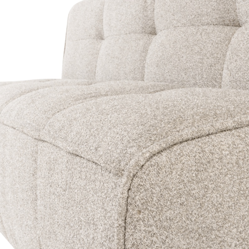 vtwonen-collectie Cluster Eetbankje Met Rugleuning Boucle Zand Beige