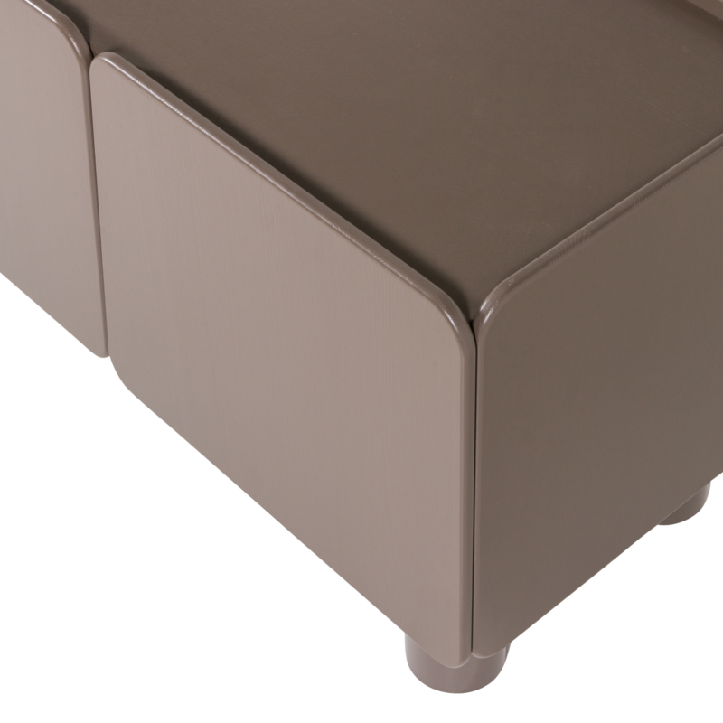 WOOOD-collectie Root Tv Meubel 200 Cm Grenen Truffel Bruin [Fsc]