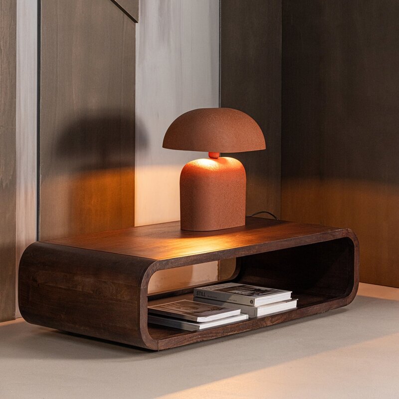 WOOOD-collectie Kinu Coffee Table Mango Wood Dark Brown [FSC]