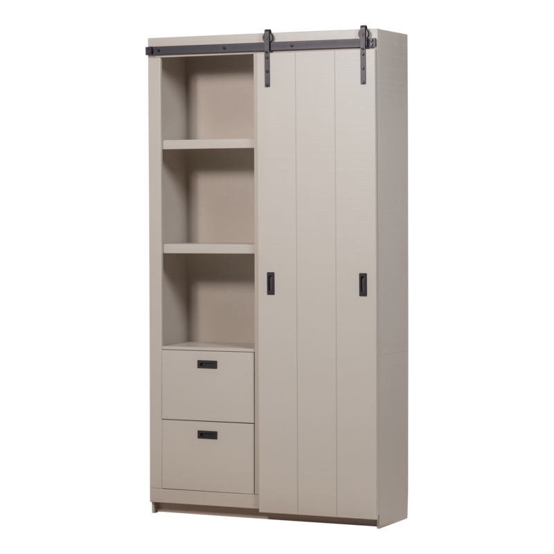 Slide Kast Barn Bezaagd Dust [Fsc]
